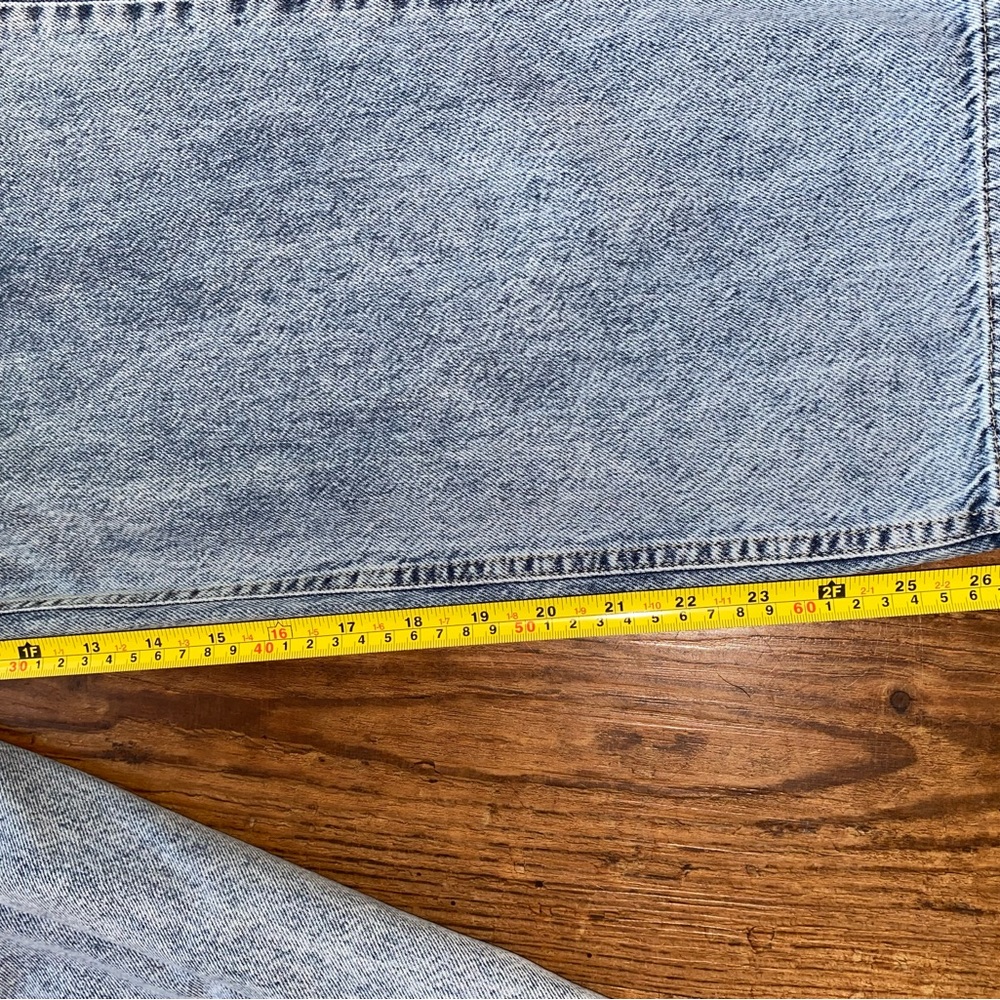 Tie Cuff Denim Jogger Mid-Blue - Picture 5 of 6